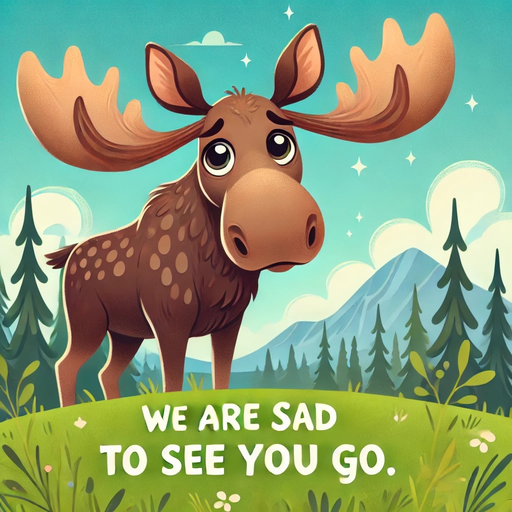 Moose - Sad to see you go!